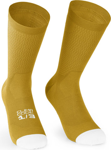 ASSOS Endurance S11 Socken - golden yellow