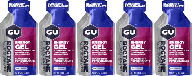 GU Energy Labs Roctane Energy Gel - 5 pièces - blueberry-pomegranate
