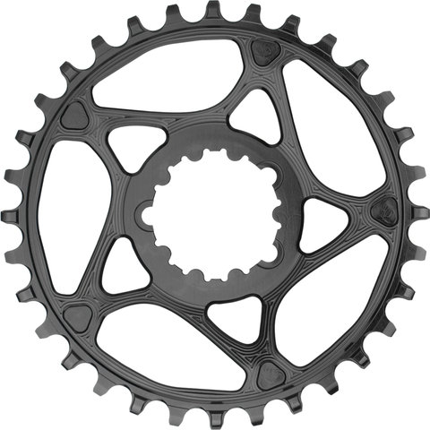 absoluteBLACK Plato Round Boost para SRAM Direct Mount 3 mm Offset - black/32 