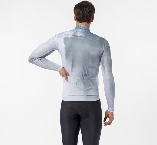 Castelli Nebula Thermal L/S Jersey - silver gray-nickel gray | XL