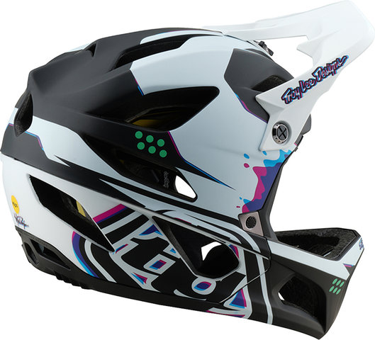 Troy Lee Designs Stage Fullface Helm - trooper white/57 - 59 cm
