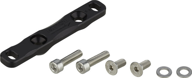Hope Scheibenbremsadapter für 180 mm Scheibe - black/VR FM 160/180 auf FM 180