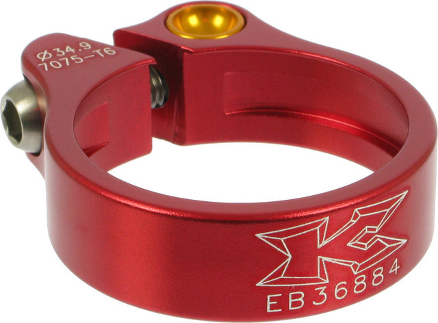 KCNC Road Lite SC7 Sattelklemme - rot/34,9 mm