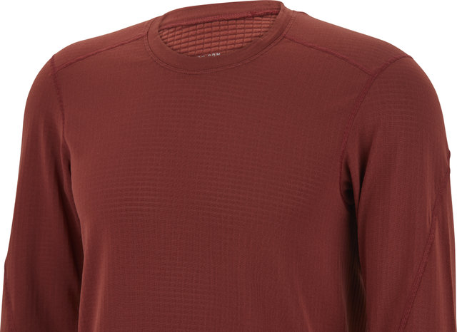 7mesh Gryphon Crew L/S Trikot - redwood/M