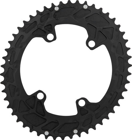 Rotor Road Chainring, 4-arm, Q-ring, 110 mm BCD 11-/12-speed - black/50 
