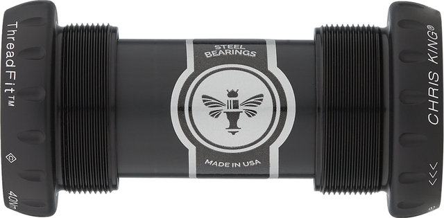 Chris King ThreadFit 24 Bottom Bracket - matte jet/BSA