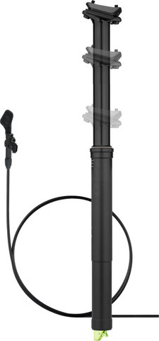 OneUp Components Dropper Post V2 180 mm Seatpost w/ V3 Remote Lever Matchmaker X - black | 0 mm | 465 mm | 31,6 mm | Matchmaker | V3
