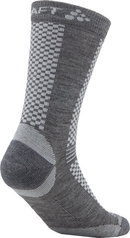 Craft Warm Mid Socken 2er Pack - granite-platinum | 40 - 42