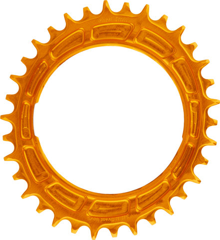 Garbaruk Thread Mount chainring for SRAM XX/XX SL PM 3 mm Oval - orange/34 /34