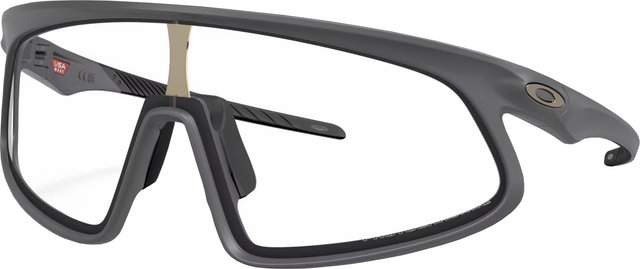 Oakley RSLV Photochromic Sportbrille - matte carbon/clear to black iridium photochromic