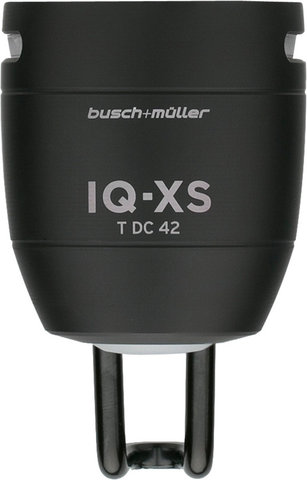 busch+müller Luz delantera IQ-XS E LED para E-Bikes con aprobación StVZO - negro
