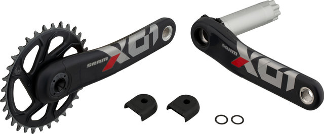 SRAM X01 Eagle Boost DUB DM 12-fach Carbon Kurbelgarnitur - lunar-oxy/170,0 mm