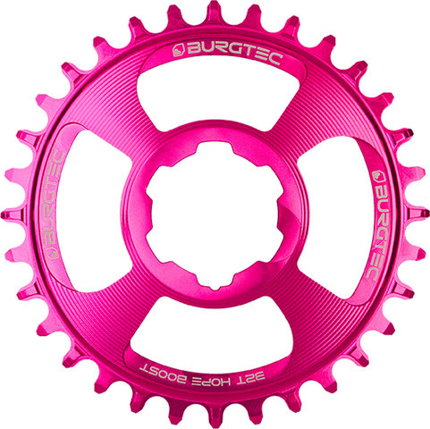 Burgtec Hope Boost Direct Mount Thick Thin Chainring - toxic barbie pink/32 