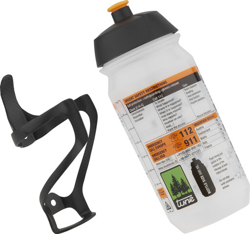 tune Kit de Porte-Bidon Linksträger / Rechtsträger 500 ml - noir/droite / 500 ml