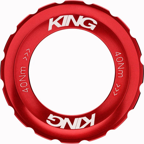 Chris King Centre Lock Lockring - red