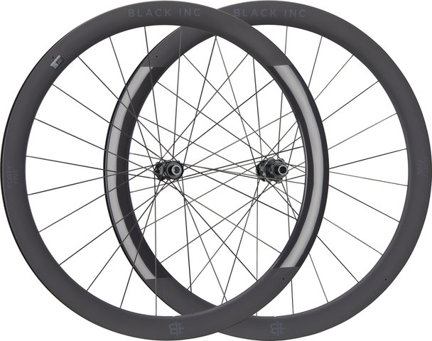 Black Inc Set de Roues en Carbone Forty Five Disc Center Lock 28" - black/Non Boost/Non Boost/142 mm/100 mm/28"/SRAM XDR/100 mm/SRAM XDR/100 mm/142 mm