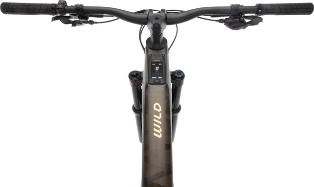 Orbea Bicicleta eléctrica de montaña WILD LT M20 Carbon 29" - magic gold carbon view-titan gold | 29" | 170 mm | 44 mm | M