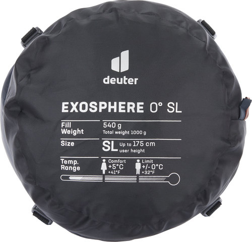 deuter Exosphere 0° SL Schlafsack Modell 2024 - ink-redwood