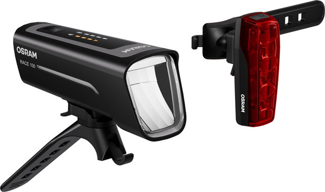 OSRAM Conjunto de Iluminación LEDsBIKE Race 100 con Aprobación StVZO - negro