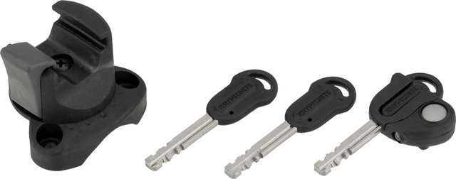 Kryptonite New York Fahgettaboudit® Mini U-lock - black-yellow/15.3 cm/8.3 cm