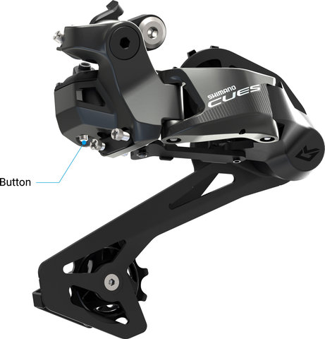 Shimano cambio trasero Cues Di2 RD-U6070-GS 11 velocidades - negro | Medio