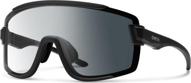 Smith Lunettes de sport Wildcat - matte black/chromapop photochromic clear to grey