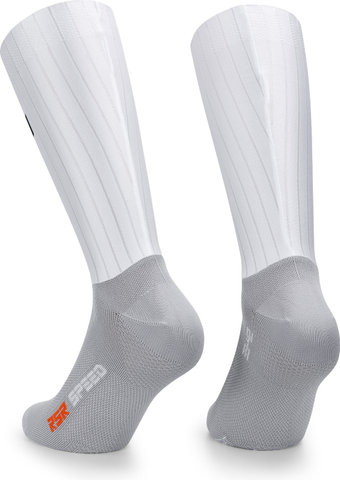 ASSOS Calcetines Aero de Velocidad RSR S11 - white series/39 - 42