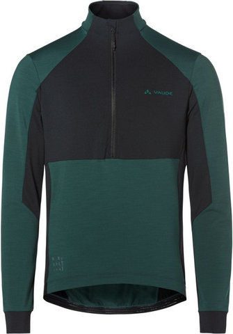 VAUDE Mens Kuro Halfzip LS Tricot - deep pond/S