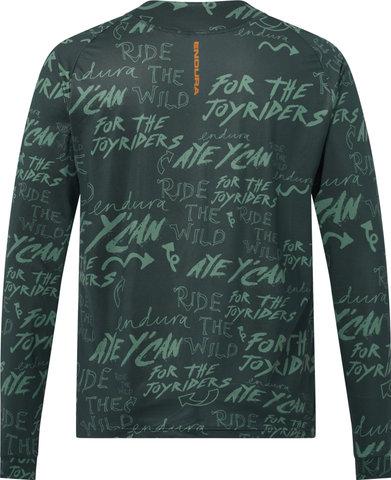 Endura Singletrack Print L/S Jersey - carbon grey | M