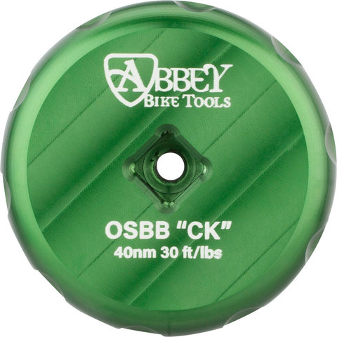 Abbey Bike Tools Bottom Bracket Socket Single Sided für Chris King - green