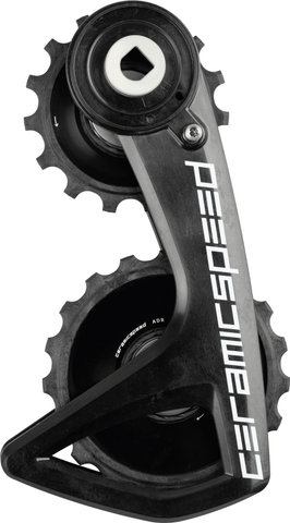 CeramicSpeed OSPW RS ALPHA Pulley Wheels for SRAM RedD1/E1+ForceD1 v2 Black TEAM - black team | 14 teeth (guide pulley), 20 teeth (tension pulley)