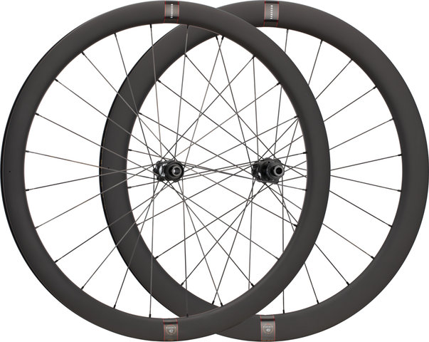 Reserve 42|49 Turbulent Aero/DT 350 Carbon Disc Center-Lock 28" Laufradsatz - black | 142 mm | 100 mm | SRAM XDR | Non Boost | Non Boost | 28"