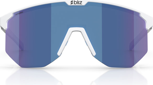 Bliz Hero Sports Glasses - matte white | blue multicolor