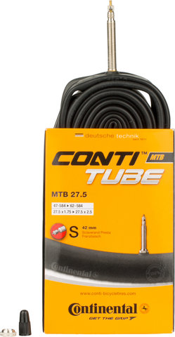 Continental Cámara de aire MTB 27,5 - universal/47-584 a 62-584/Válvula Presta (SV)/27.5x1.75-2.4 Presta 42 mm/42 