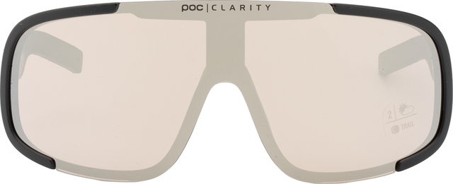 POC Lunettes de Sport Aspire - uranium black | clarity trail-partly sunny silver