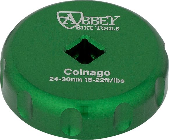 Abbey Bike Tools Bottom Bracket Socket Single Sided für Colnago - green