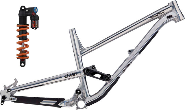 COMMENCAL Kit de cuadro Clash 27,5" con amortiguador Fox DHX2 - high polished | 170 mm | L | 12 mm Eje Pasante