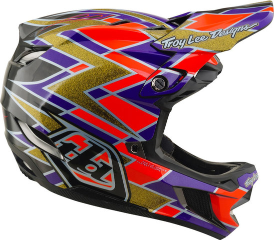 Troy Lee Designs D4 Carbon MIPS Fullface-Helm - violet | 55 - 56 cm