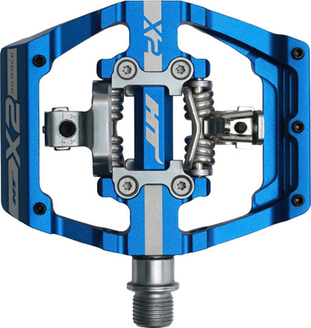HT Pedales de clip DH RACE X2 - royal blue