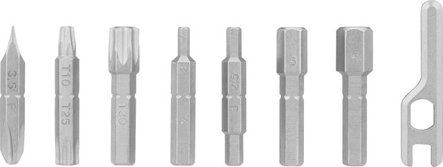 Wolf Tooth Components Set d'Embouts pour Mulitouil EnCase System Hex Bit Set - silver
