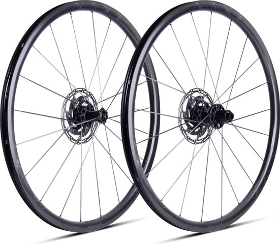 ERE Research Genus II SL30-R Carbon Disc Center Lock 28" Laufradsatz - black-black/142 mm/100 mm/Non Boost/Shimano Road/28"/Non Boost