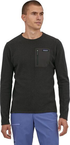 Patagonia Jersey de cuello redondo R1 Air - black/M
