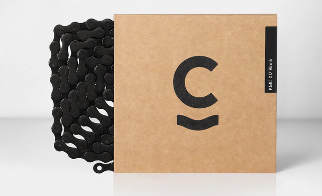 Cyclowax KMC X12 Black 12-fach gewachste Kette - black