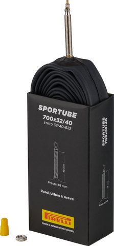 Pirelli Chambre à Air SporTube pour 28" - universal/Valve Presta (SV)/32-622 bis 42-622/32-40 x 622 SV 48 mm/48 