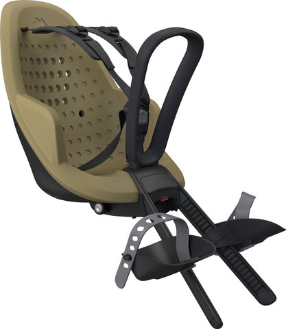 Thule Yepp 2 Mini Kids Bicycle Seat for Head Tube Installation - fennel tan