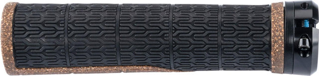 CONTEC Puños de corcho rectos Merge Mountain - marrón-negro | 140 mm | one size