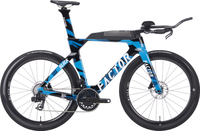 Factor Slick 2.0 Force PM Triathlon Bicycle - nebula blue/43 mm/M/28"