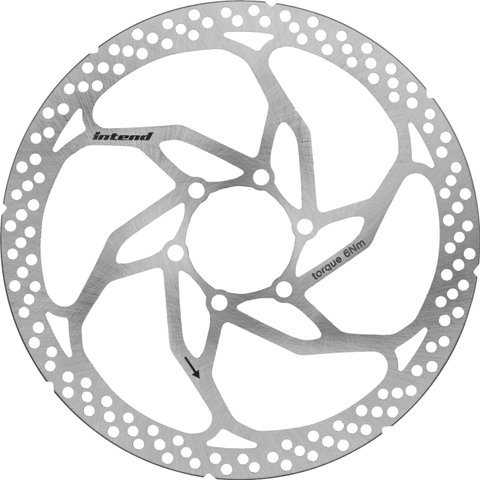 Intend BC Skinny 6-Loch Bremsscheibe - silver/160 mm