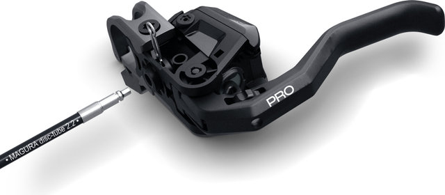Magura Gustav Pro First Edition v+h Set Scheibenbremse - schwarz-anthrazit/Set/Flip-Flop (seitenunspezifisch)