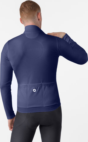 Castelli Competizione Thermal L/S Trikot - belgian blue | S